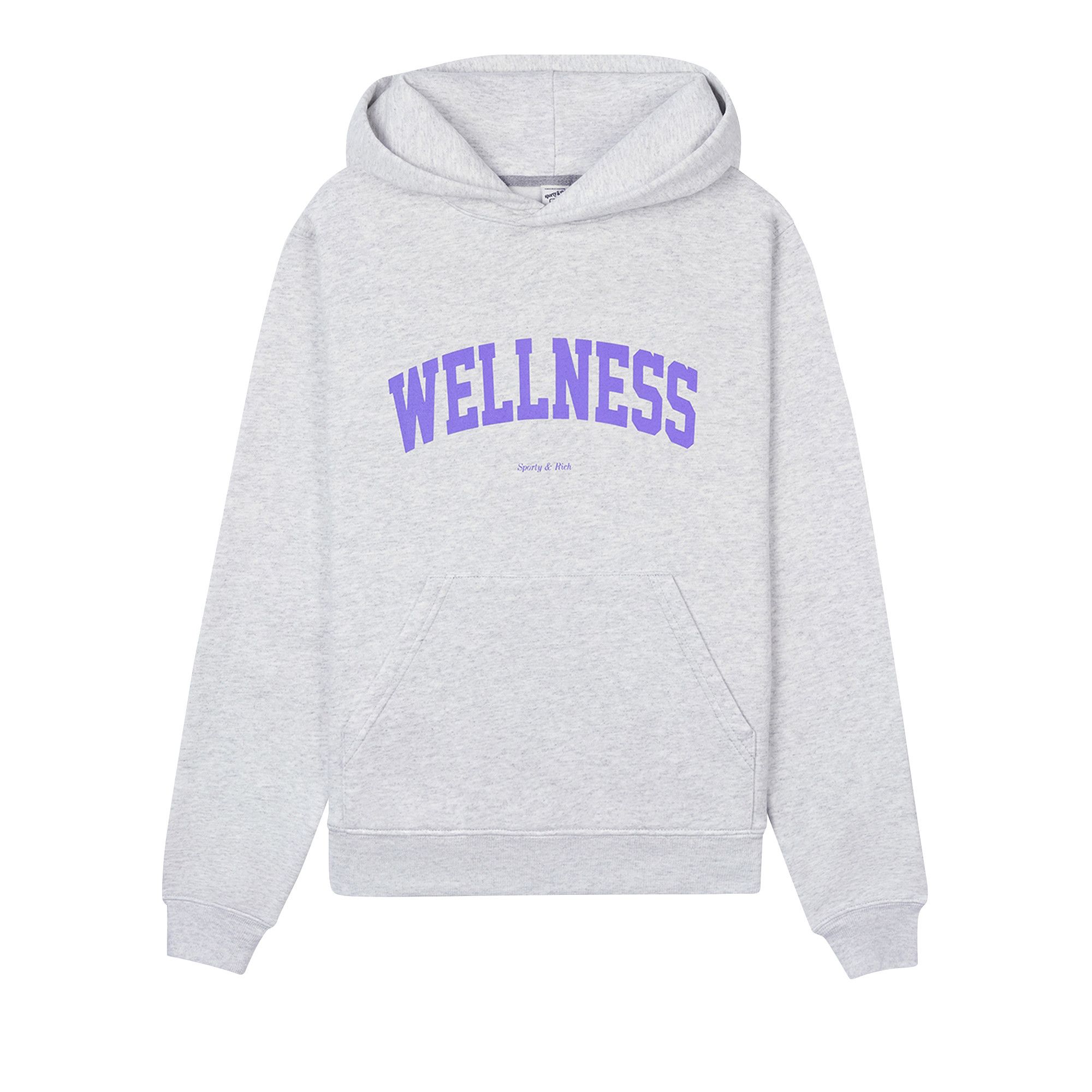 スウェット・トレーナー Sporty & Rich Health & Wellness Logo Print Hoodie Heather Gr HWCNY Hoodie - Faded Black/White – Sporty & Rich