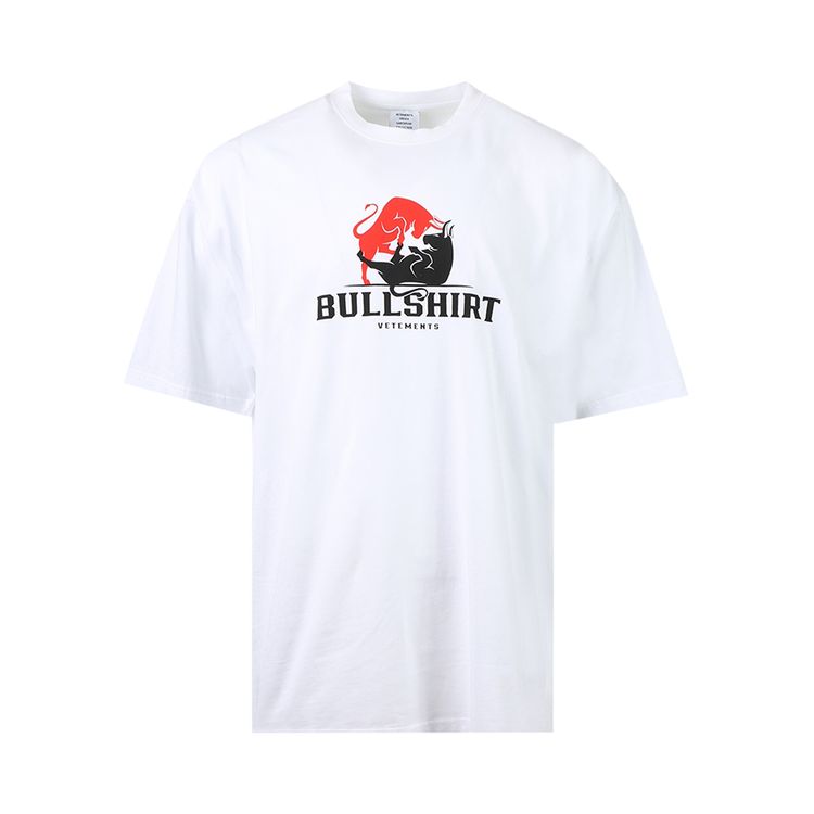 Vetements Bullshirt T Shirt White