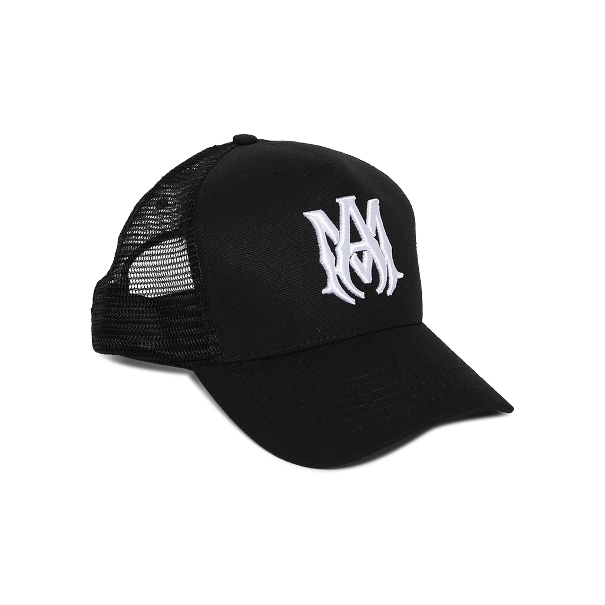 【AMIRI】MA ロゴ TRUCKER キャップ XMAH009 Buy Amiri MA Logo Trucker Hat 'Black/White' - XMAH009 004 BLAC | GOAT