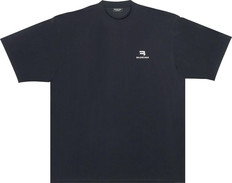 Balenciaga Sporty B Swim T-Shirt 'Black'