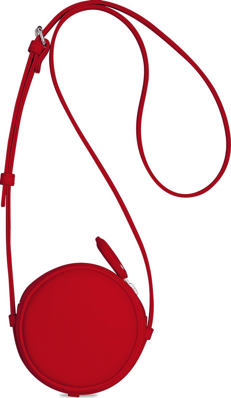 Courreges Small Circle Bag Red