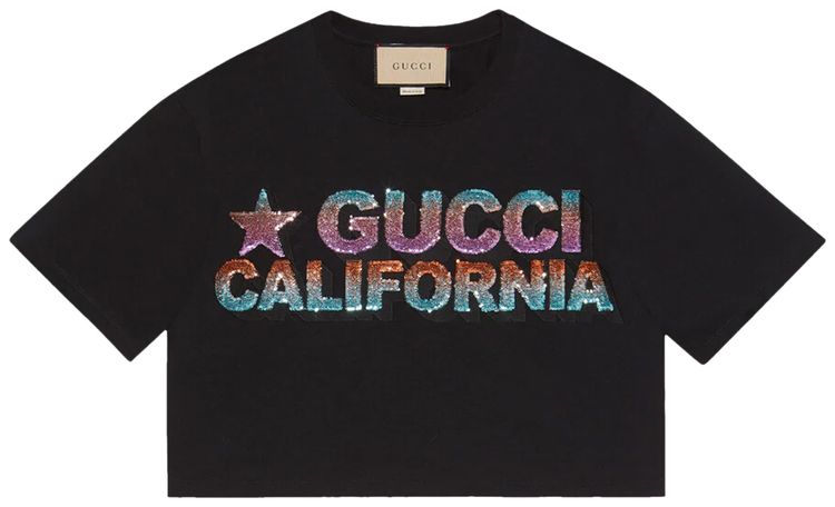 Gucci Jersey T Shirt Black