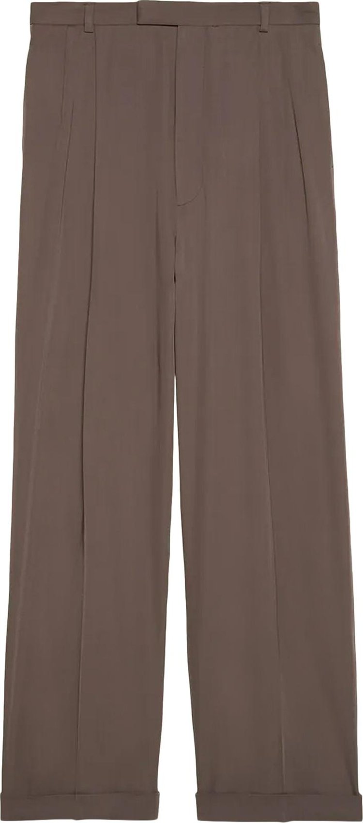 Gucci Wool Pants Dark Brown