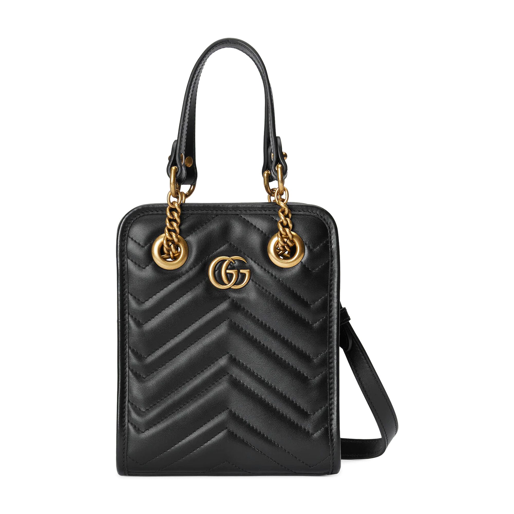 Gg small marmont 2.0 discount matelassé leather top handle satchel