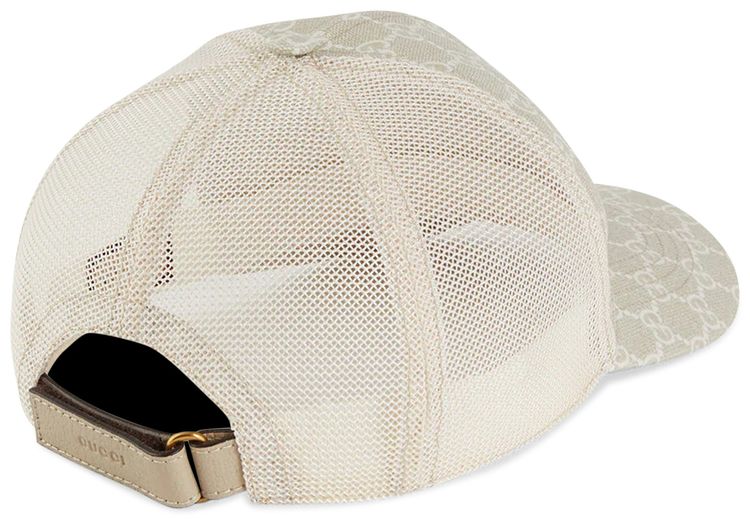 Gucci GG Supreme Baseball Hat BeigeIvory