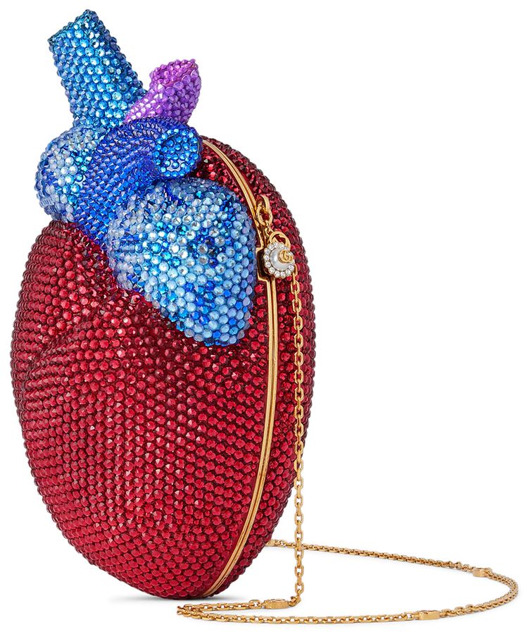 Gucci Broadway Heart Shaped Shoulder Bag RedBluePurple