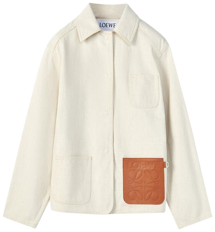 Loewe Workwear Denim Jacket Ecru