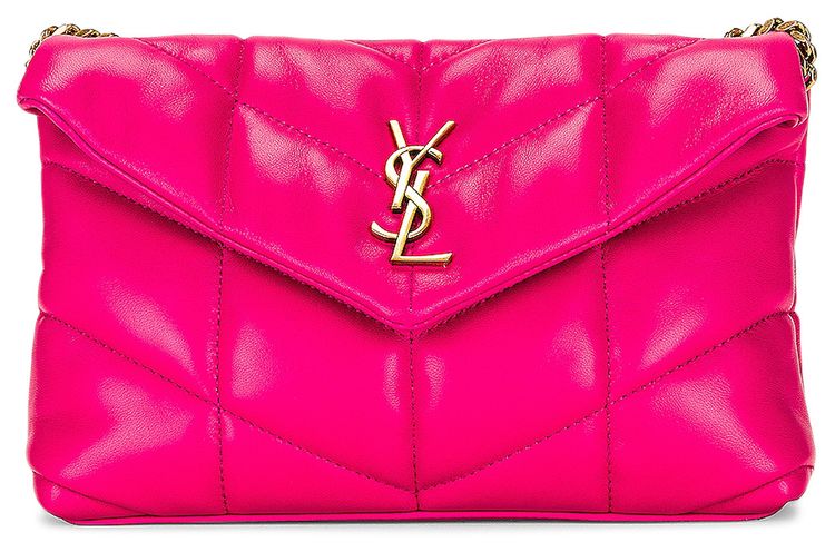 Saint Laurent Toy Puffer Bag Bubble Gum