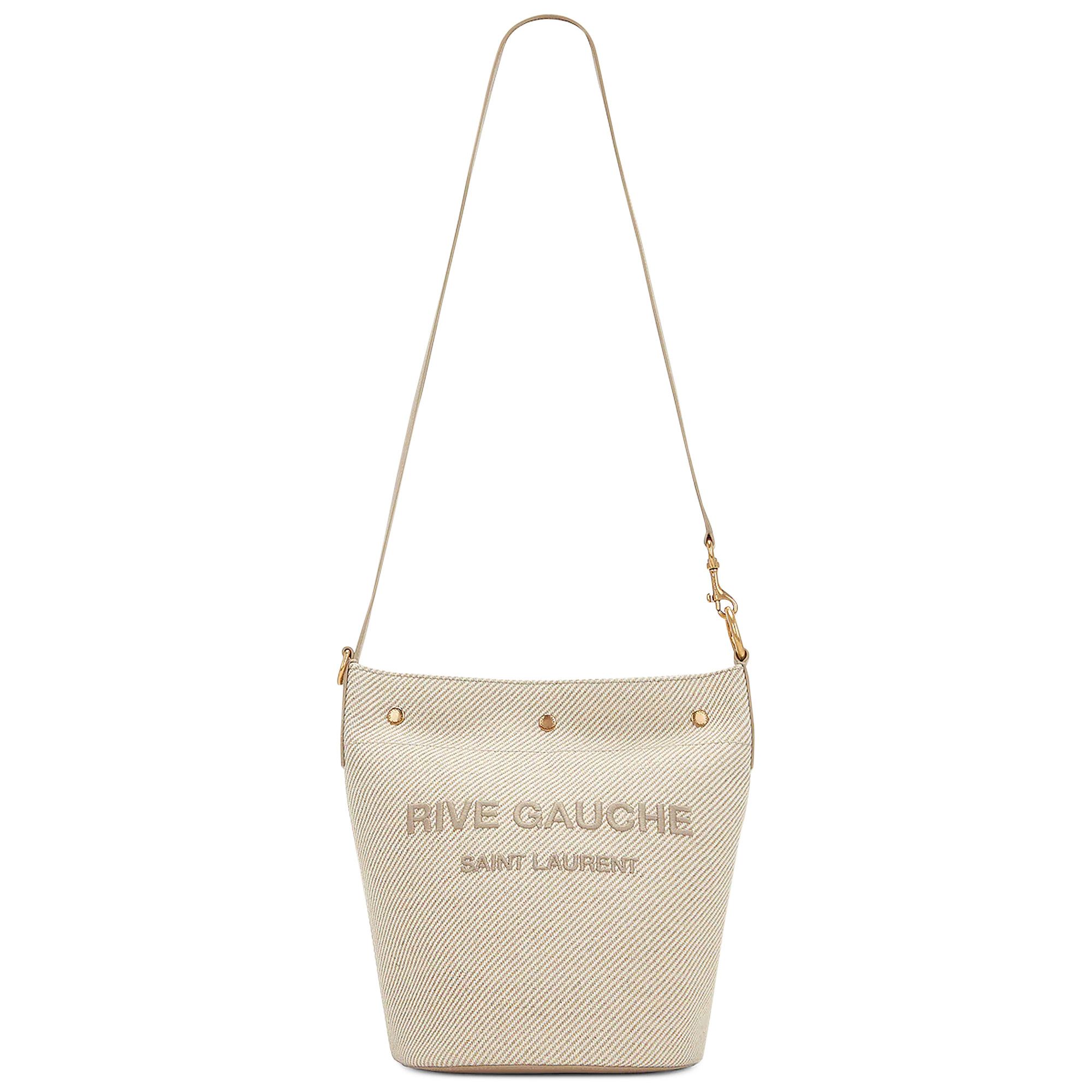 Buy Saint Laurent Rive Gauche Bucket Bag 'Beige/Sea Salt