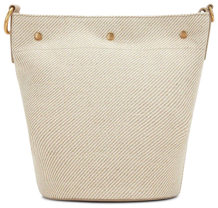 Saint Laurent Rive Gauche Bucket Bag BeigeSea Salt