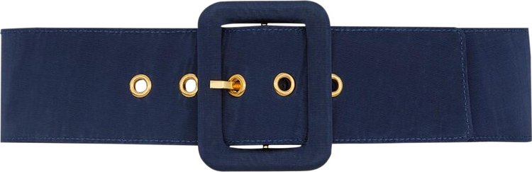 Saint Laurent Corset Belt With Covered Buckle 'Blue Raspberry'