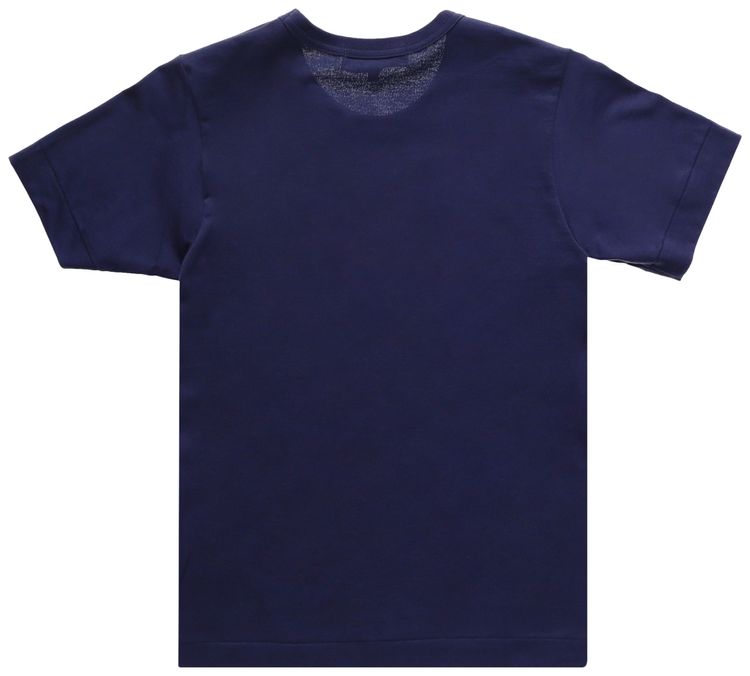 Comme des Garcons PLAY Play Logo T Shirt Navy