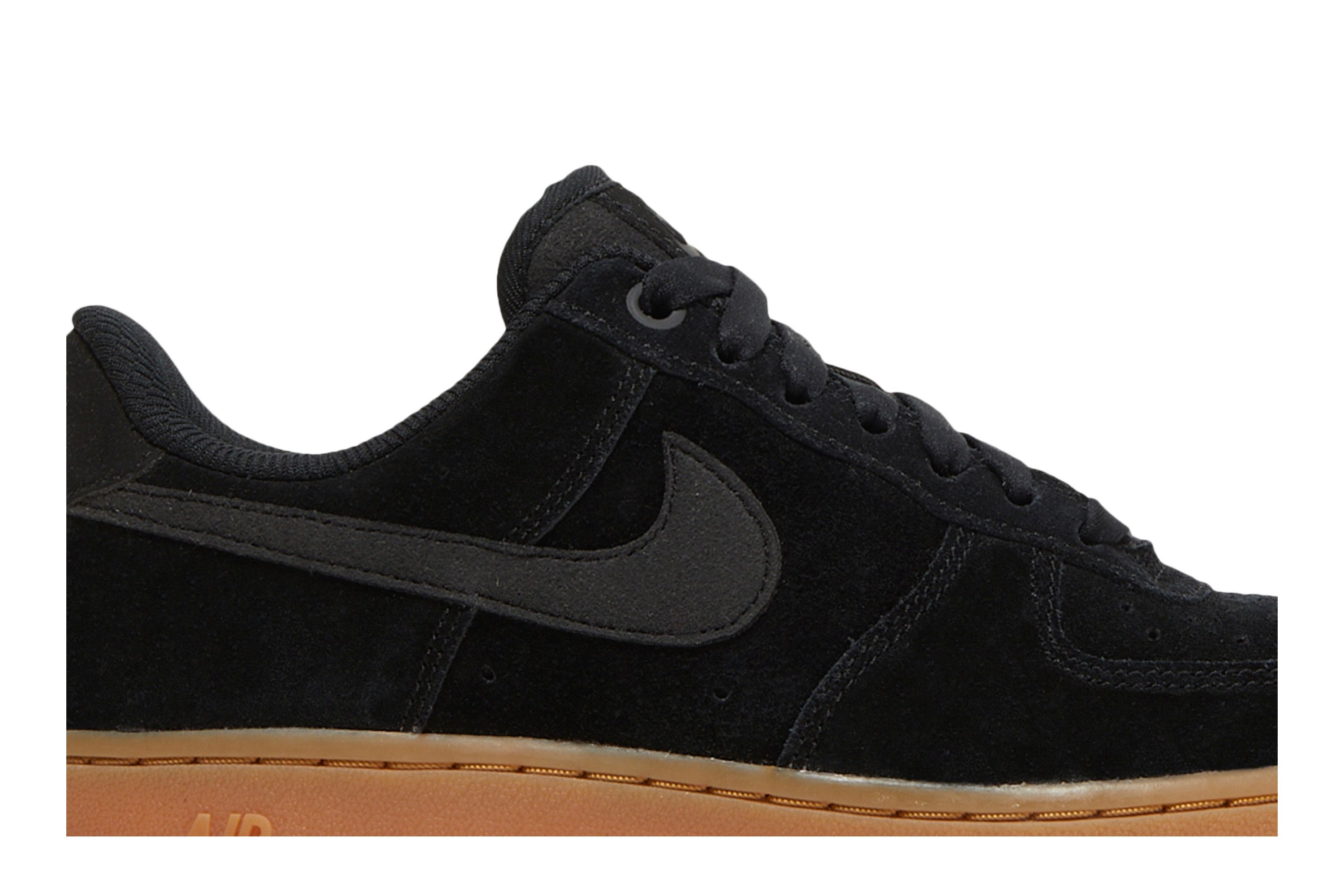 Buy Wmns Air Force 1 Low Black Gum AA0287 002 GOAT CA