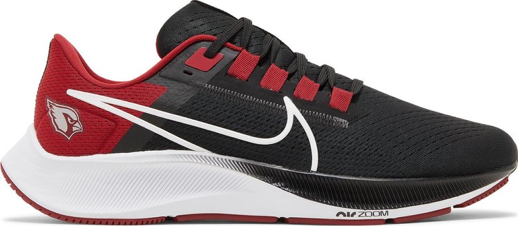 Nike Men's Air Zoom Pegasus 38 (NFL Arizona Cardinals) Running Shoes in Black, Size: 9.5 | DJ0814-001
