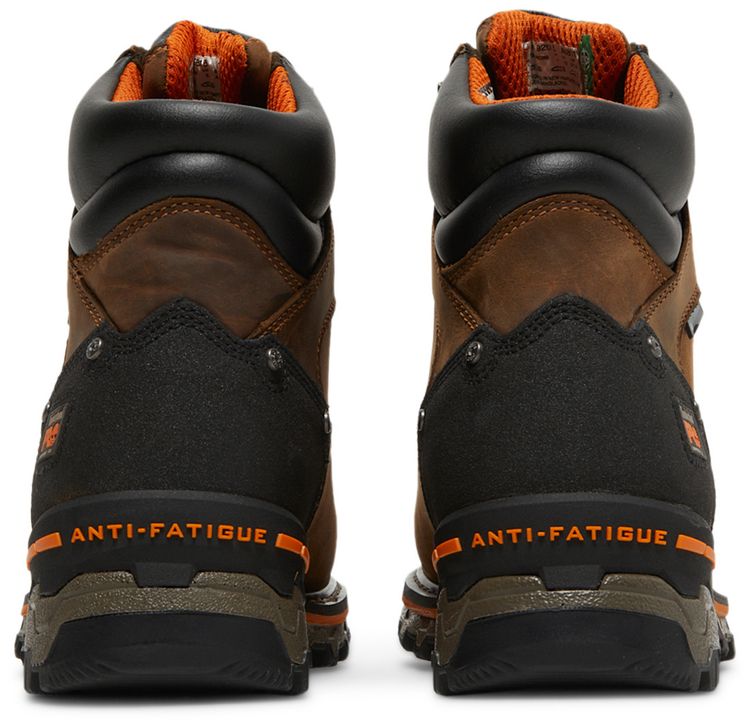 Timberland Boondock 6 Inch Composite Toe Waterproof Work Boot Brown Oiled Distressed