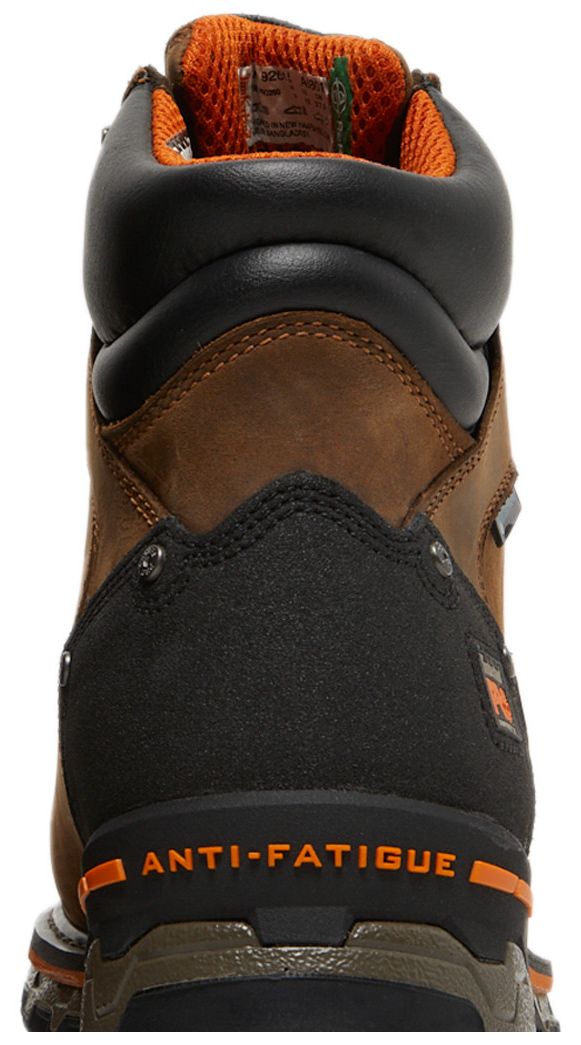 Timberland Boondock 6 Inch Composite Toe Waterproof Work Boot Brown Oiled Distressed