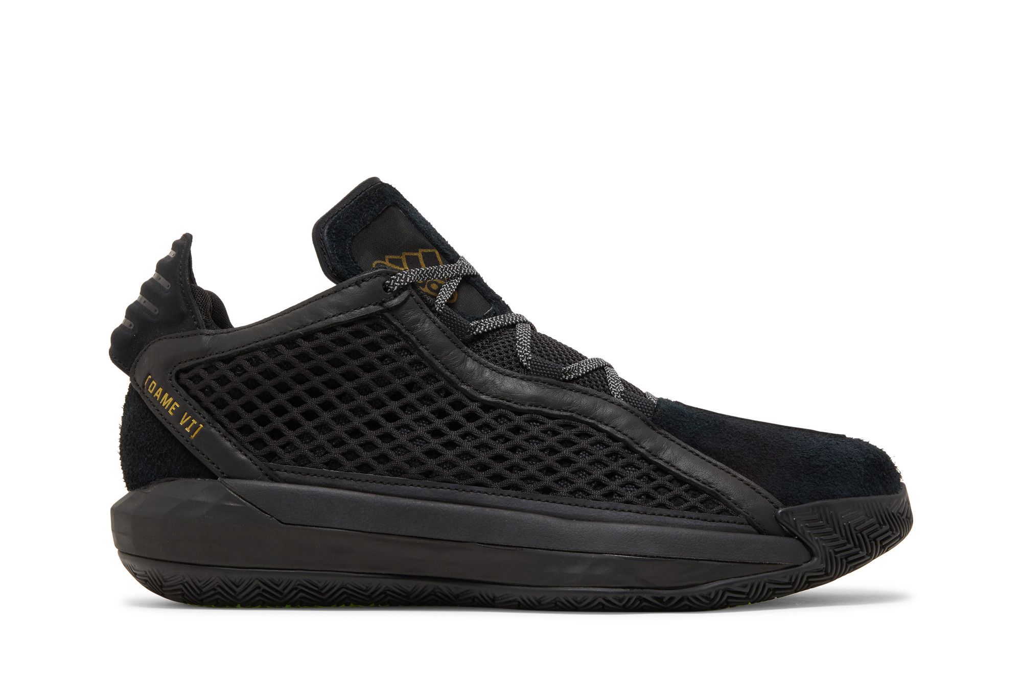 Buy Dame 6 Leather GCA Black Gold FW9031 GOAT