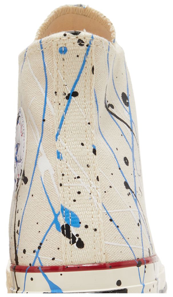 Converse Chuck 70 High Paint Splatter   Egret