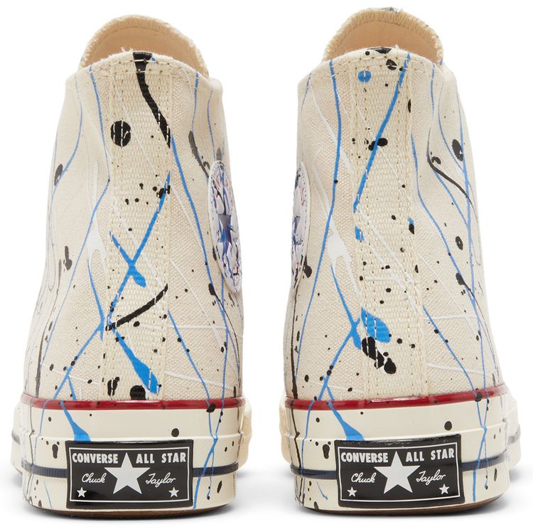 Converse Chuck 70 High Paint Splatter   Egret