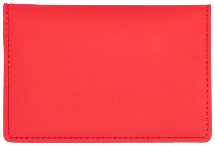 Maison Margiela Calf Leather Card Wallet Red