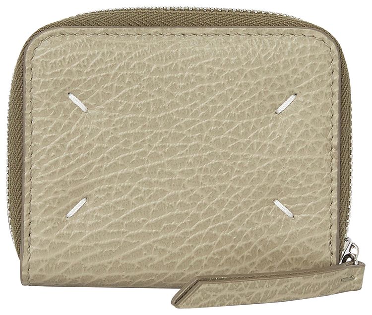 Maison Margiela Calf Leather Coin Pouch Wallet Bleach