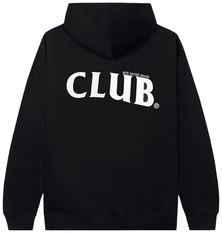 Anti Social Social Club Oh That Club Hoodie Black
