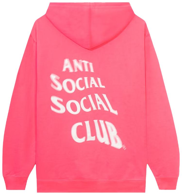 Anti Social Social Club Passing Fad Hoodie Pink