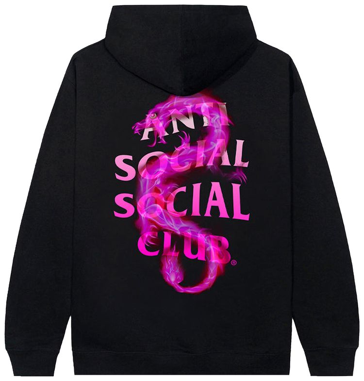 Anti Social Social Club Summer In Minsk Hoodie Black