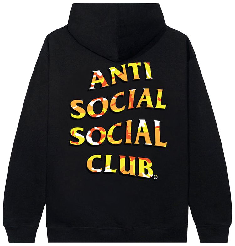 Anti Social Social Club Hidden Messages 80 Hoodie Black