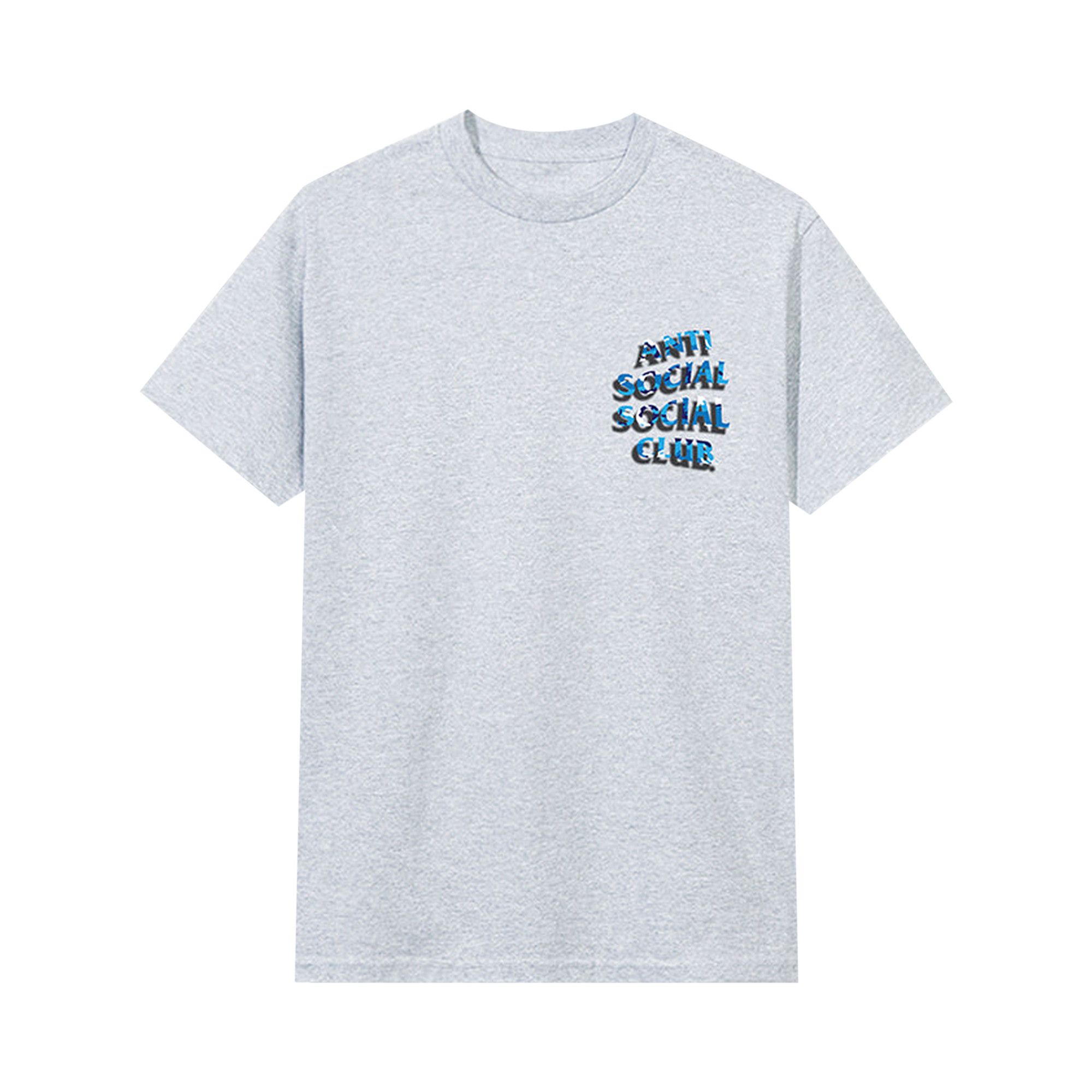 Anti Social Social Club Hidden Messages 8.0 Tee Heather Grey