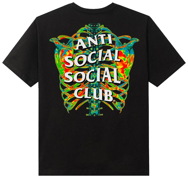Anti Social Social Club Blow To The Chest Tee Black