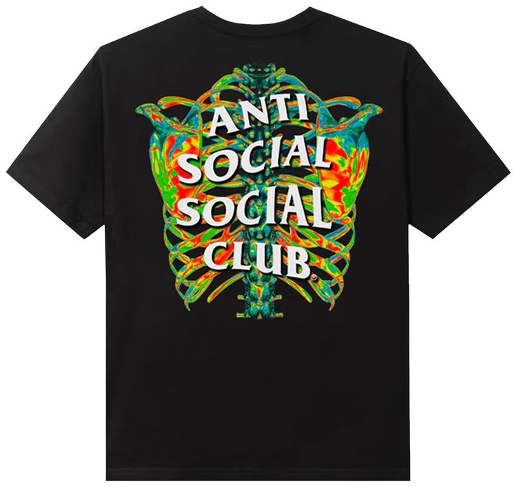 Anti Social Social Club Blow To The Chest Tee Black