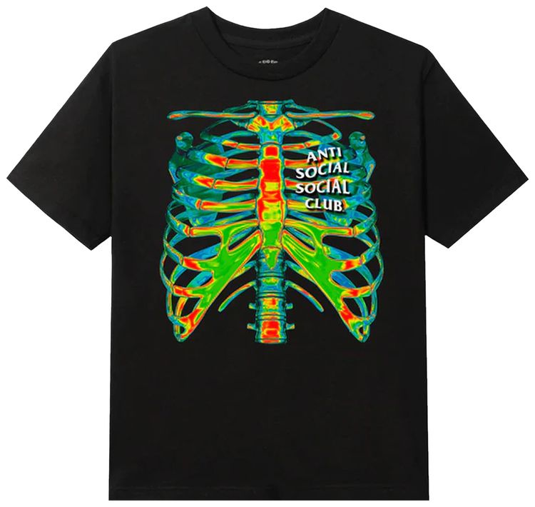 Anti Social Social Club Blow To The Chest Tee Black