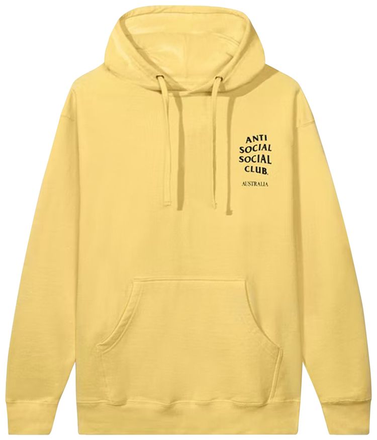 Anti Social Social Club Australia Hoodie Yellow