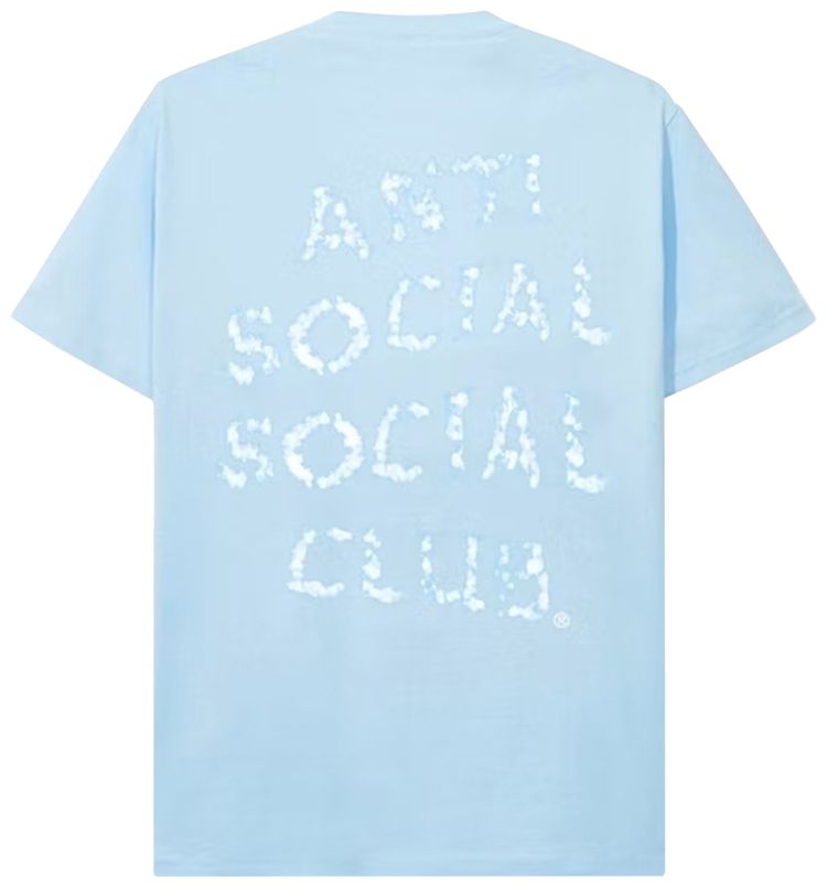 Anti Social Social Club Partly Cloudy Tee Blue