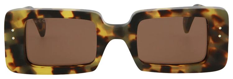 Gucci Square Frame Sunglasses Brown