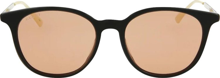 Gucci Round Frame Sunglasses 'Black'