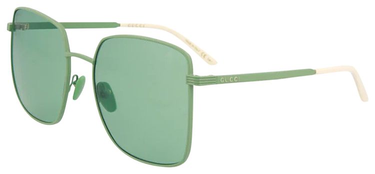 Gucci Square Frame Sunglasses Green
