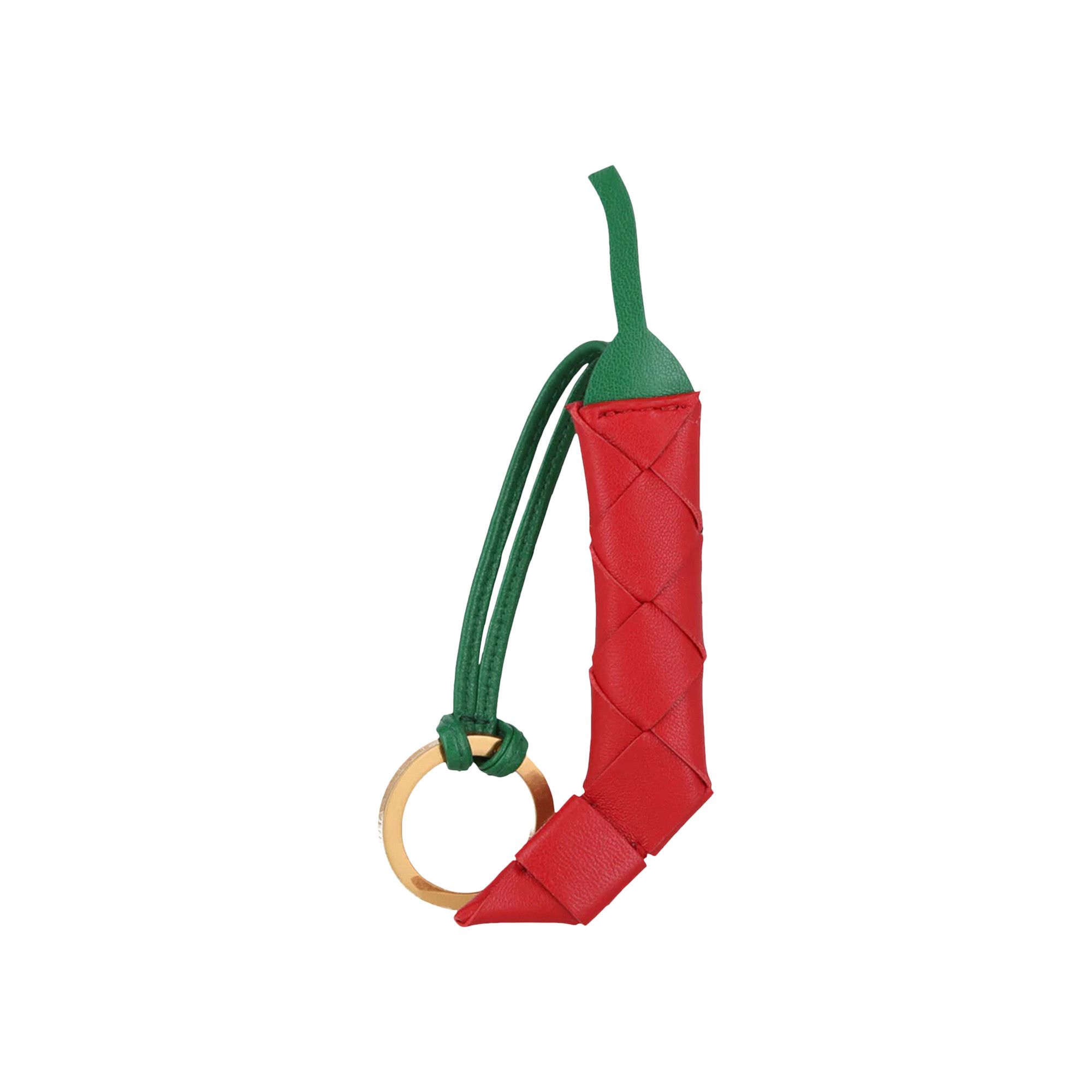Buy Bottega Veneta Chili Leather Key Ring Multicolor 629568