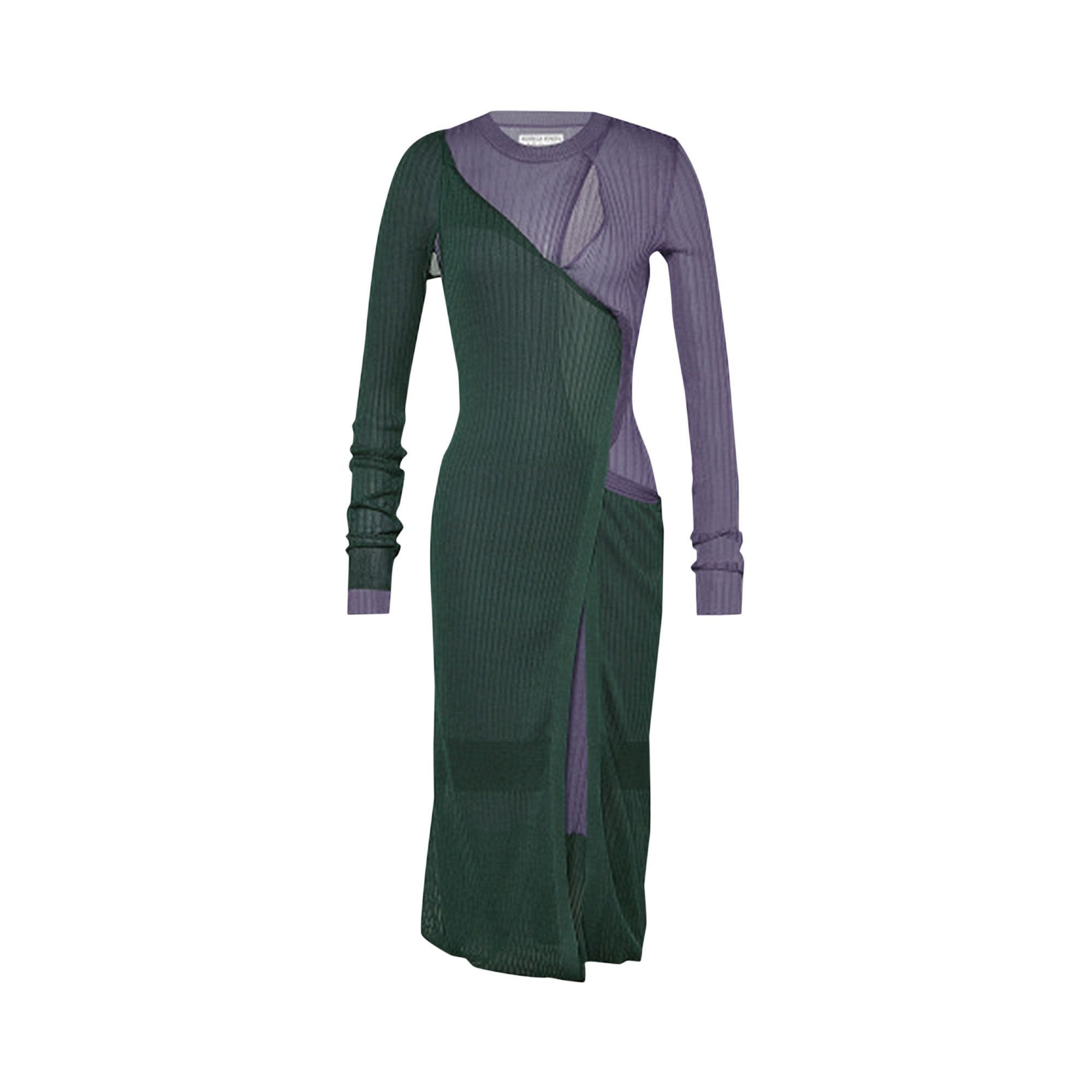 Bottega Veneta Two-Toned Draped Ribbed 