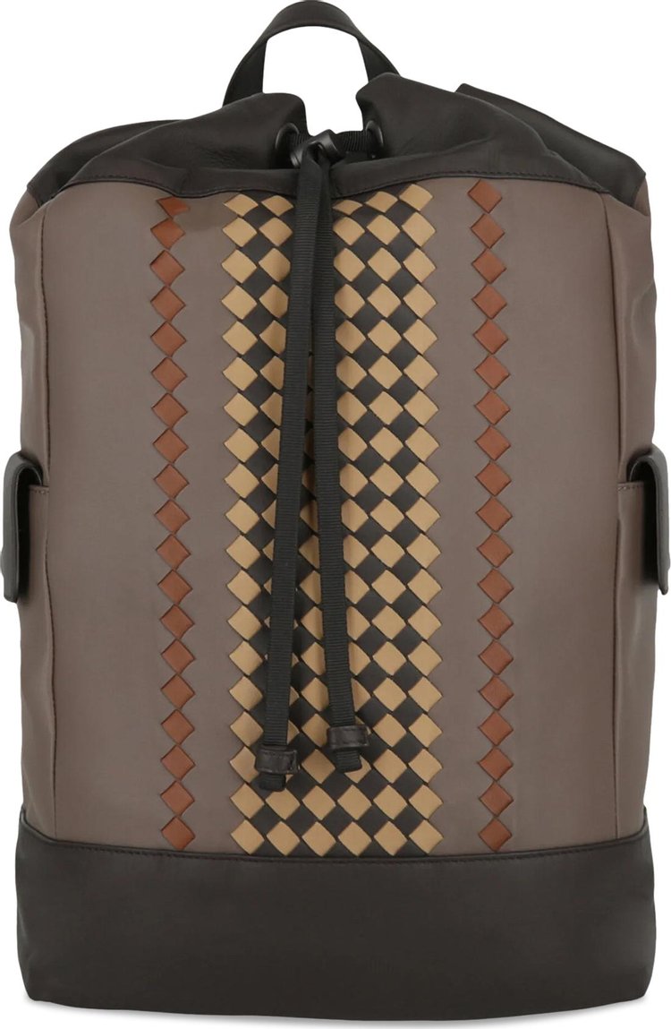 Bottega Veneta Leather Drawstring Tote Bag 'Multicolor'