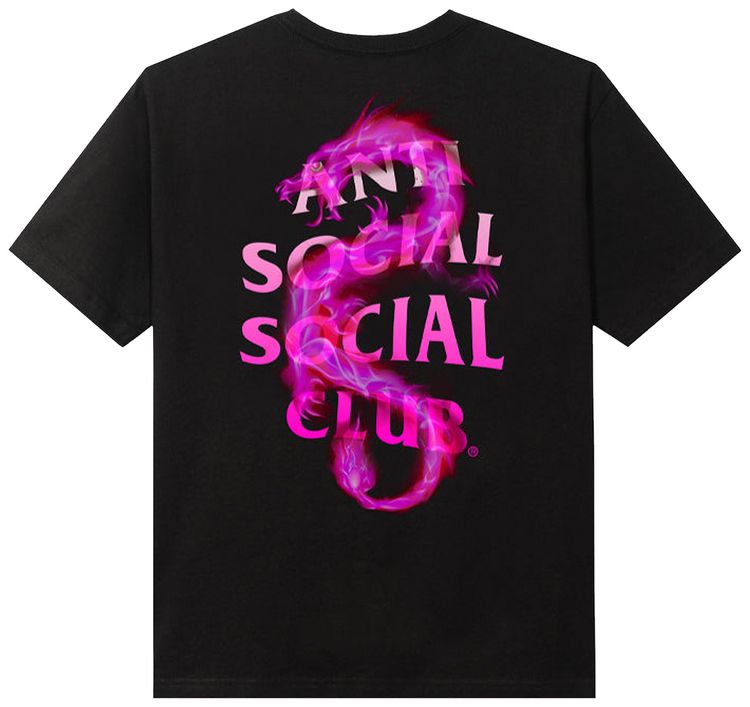 Anti Social Social Club Summer In Minsk Tee Black