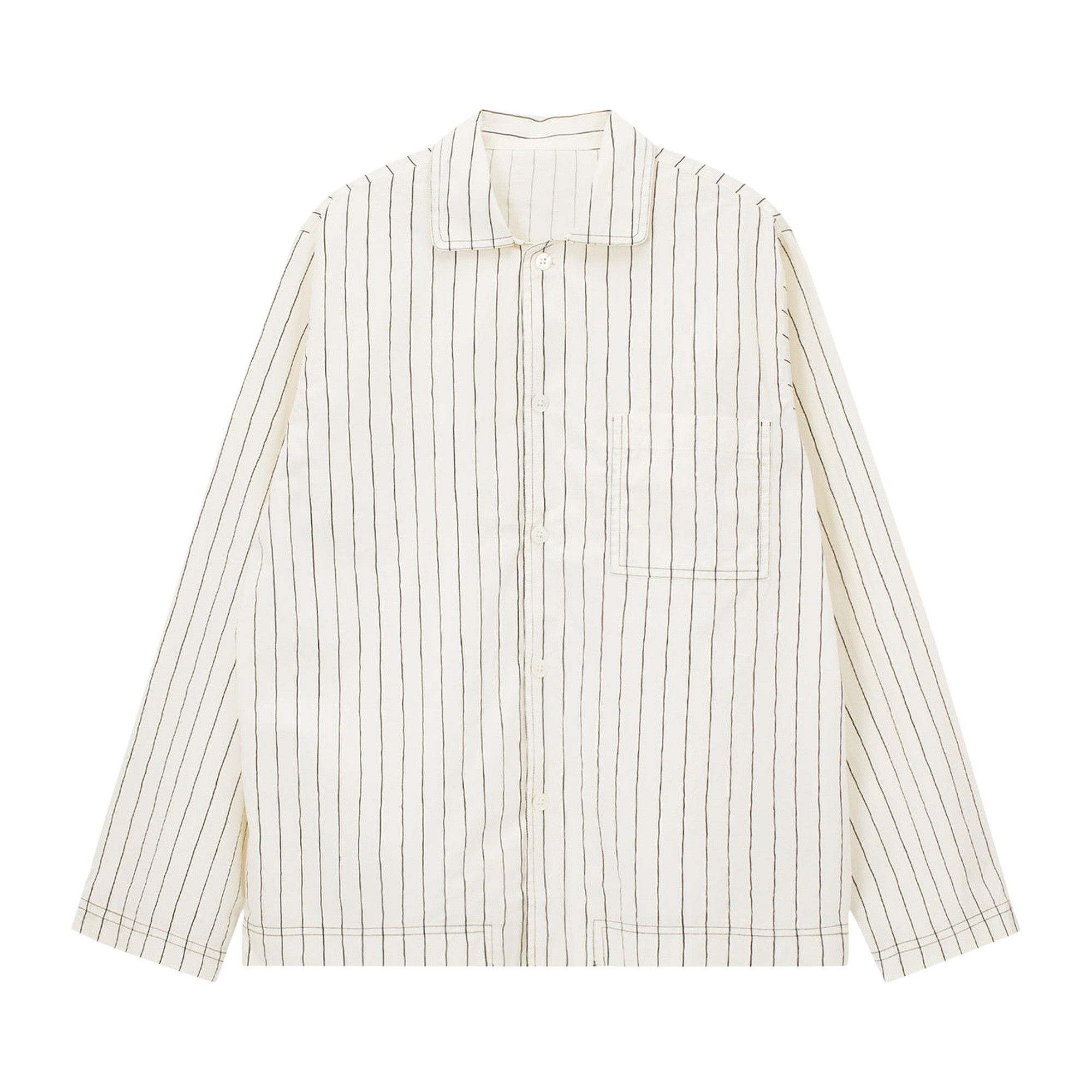 Buy Stussy x Tekla Poplin Pajama Shirt 'Hand Drawn Stripes