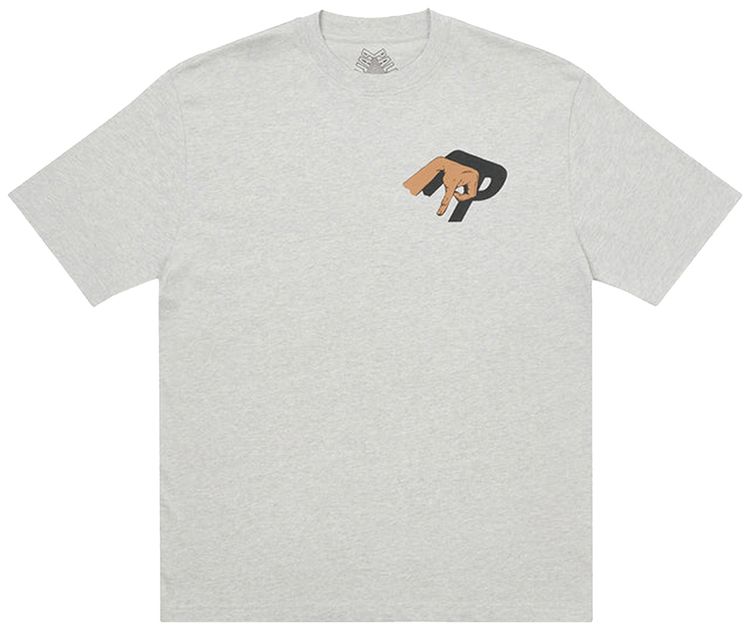 Palace Valley Of The Shadows T Shirt Grey Marl