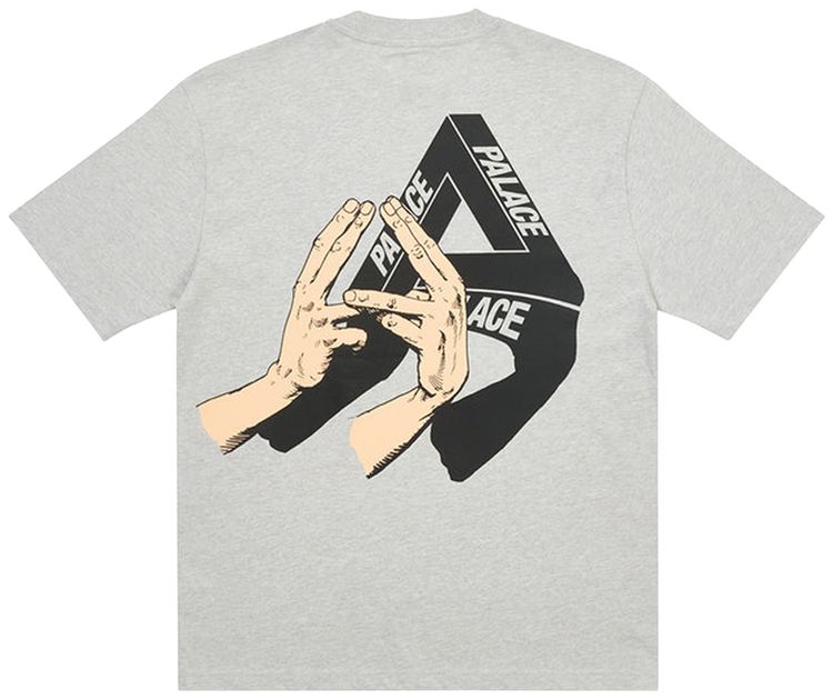 Palace Valley Of The Shadows T Shirt Grey Marl