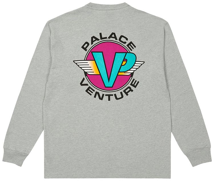 Palace Venture Long Sleeve Grey Marl