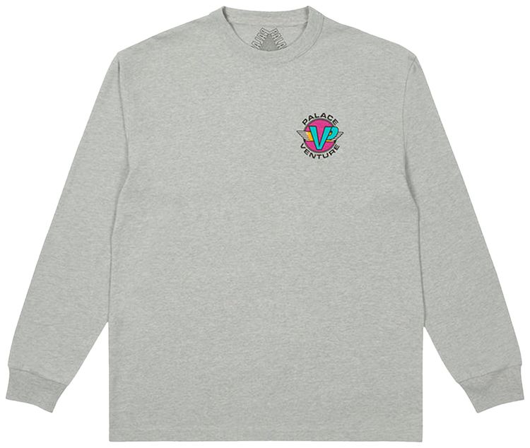 Palace Venture Long Sleeve Grey Marl