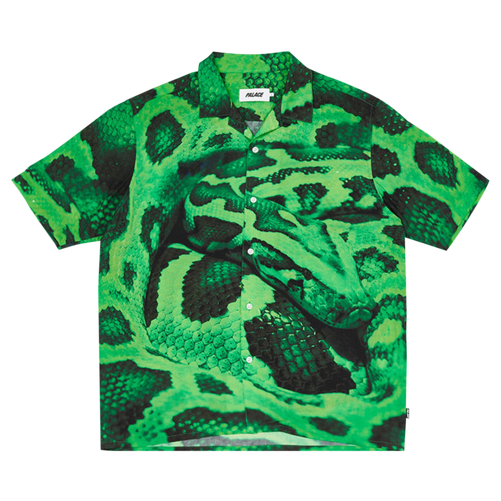 Buy Palace Snake Shirt 'Green' - P22SHT069 | GOAT