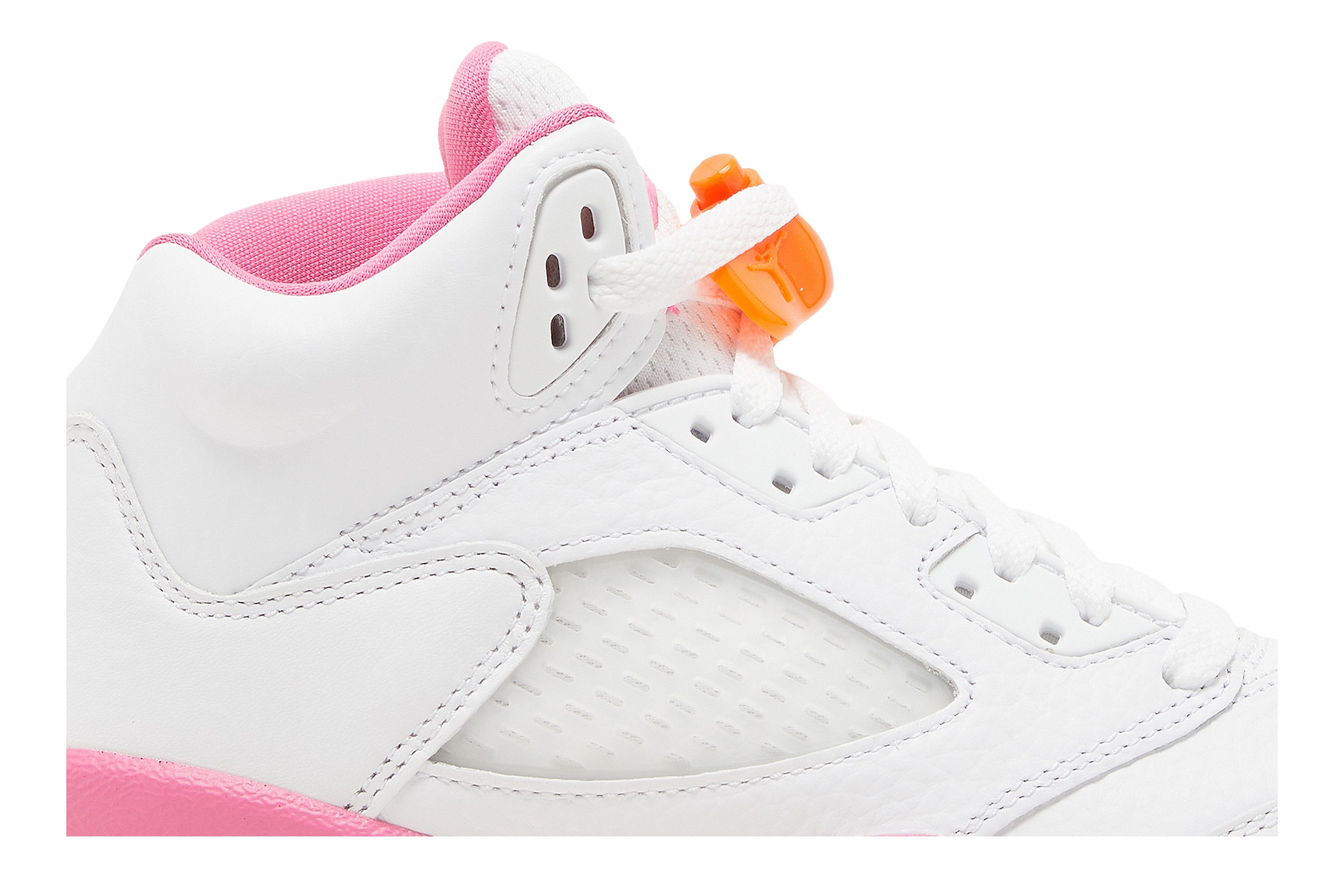 jordan 5 retro white pink red