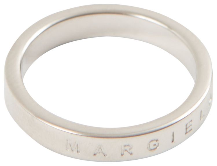 MM6 Maison Margiela Ring Polished Palladio